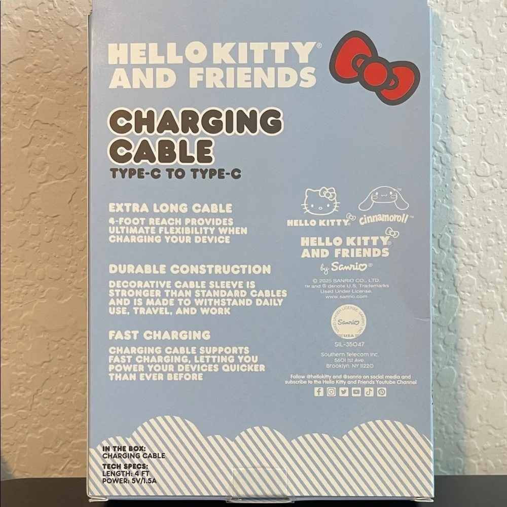 Cinnamon Roll Charging Cable